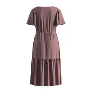 Viscose Dress with All-Over Print for Women QS image-3