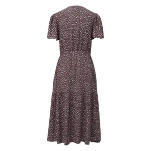 Viscose Dress with All-Over Print for Women QS image-1