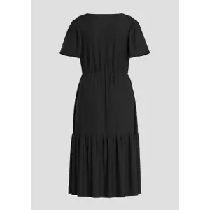 Viscose Dress with All-Over Print for Women QS image-2