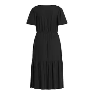 Viscose Dress with All-Over Print for Women QS image-3