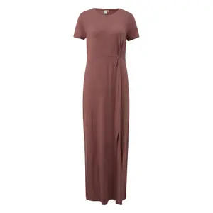 Jersey Dress with Bow Detail Women QS image-0