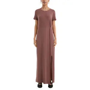 Jersey Dress with Bow Detail Women QS image-2