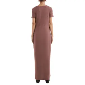 Jersey Dress with Bow Detail Women QS image-5