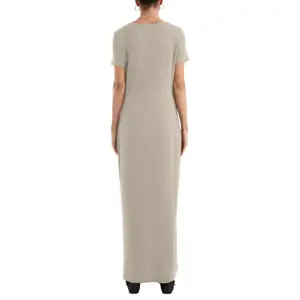 Jersey Dress with Bow Detail Women QS image-2