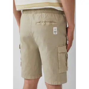 Ribstop Structured Bermuda QS image-1