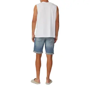 Vintage Wash Jean Shorts QS image-5