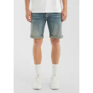 Vintage Wash Jean Shorts QS image-6