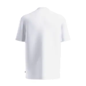 Basic Round Neck T-Shirt with Small Chest Print QS image-1