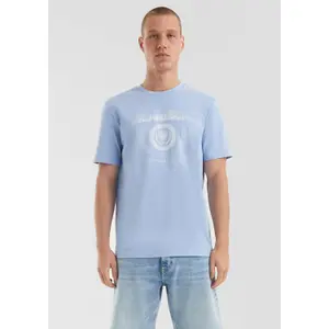 Basic Round Neck T-Shirt with Print QS image-6