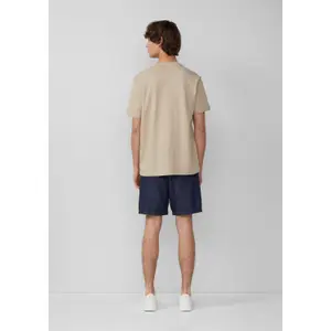 Basic Round Neck T-Shirt with Print QS image-4