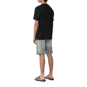 Basic Round Neck T-Shirt with Print QS image-5
