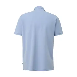 Pique Textured Dyed Polo QS image-1