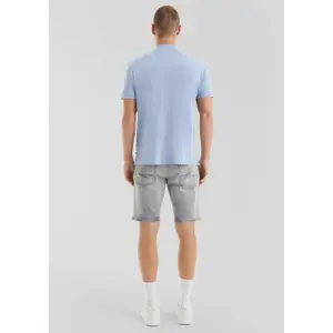 Pique Textured Dyed Polo QS image-4
