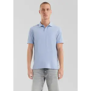 Pique Textured Dyed Polo QS image-6