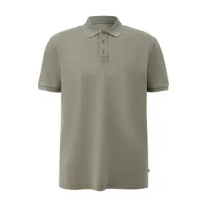 Pique Textured Dyed Polo QS image-0