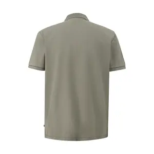 Pique Textured Dyed Polo QS image-1