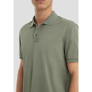 Pique Textured Dyed Polo QS image-3