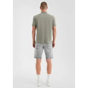 Pique Textured Dyed Polo QS image-4