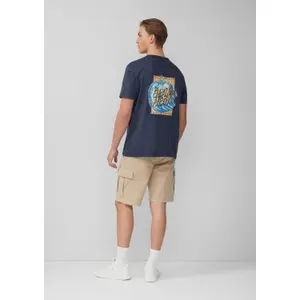 Tie-Dye T-Shirt with Front and Back Print QS image-4
