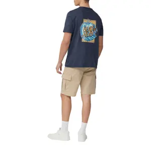 Tie-Dye T-Shirt with Front and Back Print QS image-5