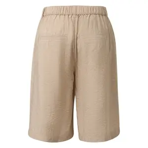 Women's Large Viscose Blend Short Bermuda QS image-1