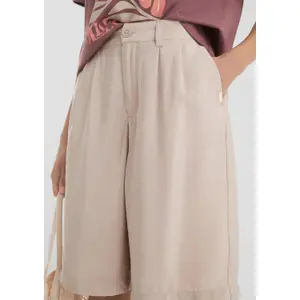 Women's Large Viscose Blend Short Bermuda QS image-3
