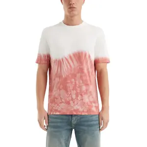 Round Neck Tie-Dye T-Shirt QS image-2