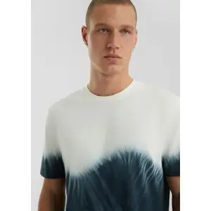 Round Neck Tie-Dye T-Shirt QS image-3