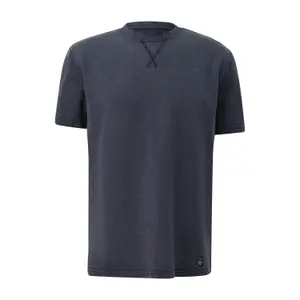 Structured Jersey Crew Neck Dyed T-Shirt QS image-0