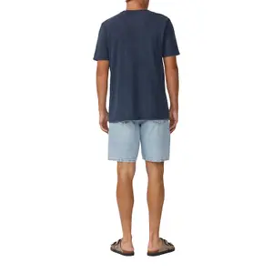 Structured Jersey Crew Neck Dyed T-Shirt QS image-5