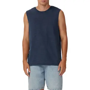 Tie-Dye Tank Top with Structured Jersey QS image-2