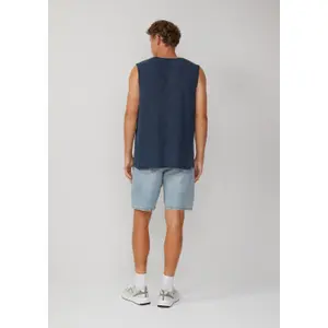 Tie-Dye Tank Top with Structured Jersey QS image-4