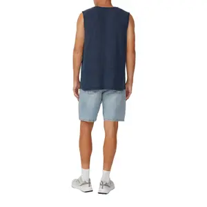 Tie-Dye Tank Top with Structured Jersey QS image-5