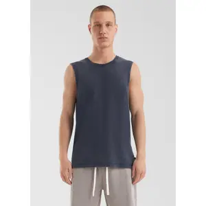 Tie-Dye Tank Top with Structured Jersey QS image-6
