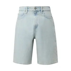 Light Wash Denim Shorts QS image-0