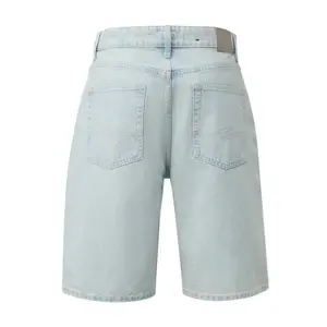 Light Wash Denim Shorts QS image-1