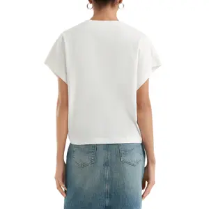 Loose Fit Batwing Sleeve T-Shirt for Women QS image-5