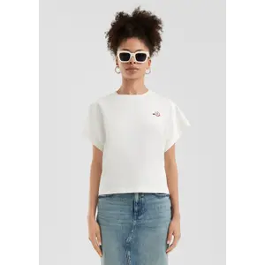 Loose Fit Batwing Sleeve T-Shirt for Women QS image-6