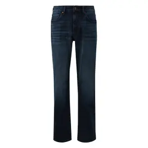 Regular Jeans with Zip Closure and Belt Loops QS Pete image-0