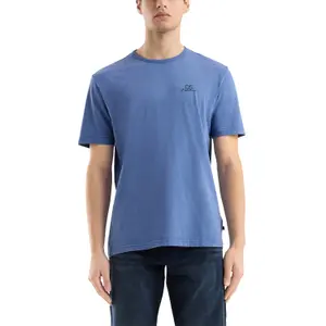 Round Print Crew Neck T-Shirt QS image-2