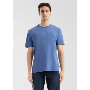 Round Print Crew Neck T-Shirt QS image-6