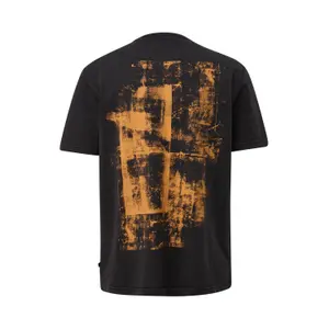Round Print Crew Neck T-Shirt QS image-1