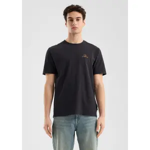 Round Print Crew Neck T-Shirt QS image-6