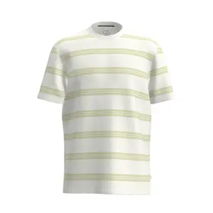 Striped Ribbed Jersey T-shirt QS image-6