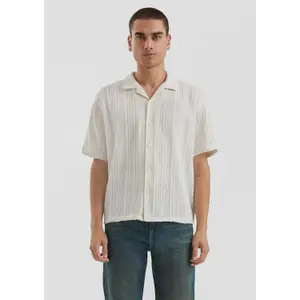 Soft Jersey Shirt with Revere Collar QS image-0