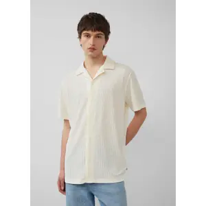 Soft Jersey Shirt with Revere Collar QS image-3
