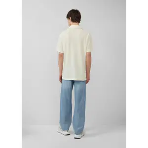 Soft Jersey Shirt with Revere Collar QS image-4