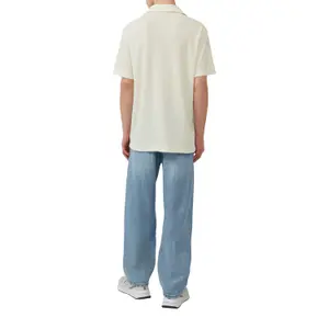 Soft Jersey Shirt with Revere Collar QS image-5
