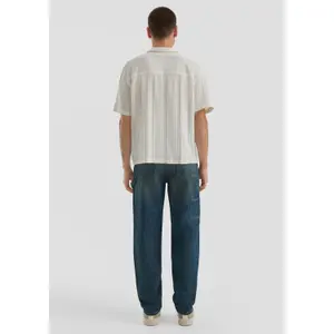 Soft Jersey Shirt with Revere Collar QS image-6