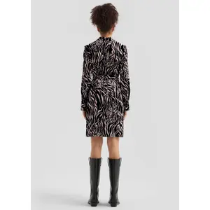 Shirt Dress with Belt Women QS image-4
